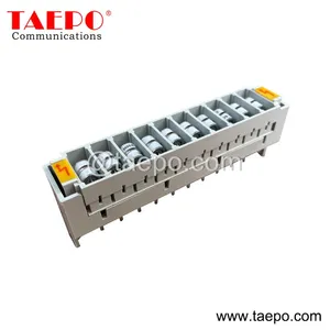 Sample Free 10 Pairs 3 Pole Over Voltage Krone LSA Protection Magazine With GDT Arrester From China Factory TAEPO thumbnail-1