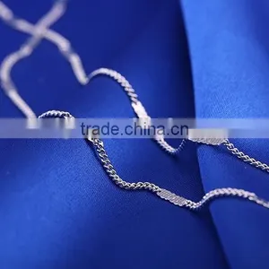 Fashion Jewelry Rhodium Plated Cheap Mesh Chain Necklace thumbnail-6