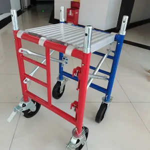 5' x 5' Tower Scaffold Mobile Scaffold Mason Frame Scaffold Powder Coat Surface thumbnail-4