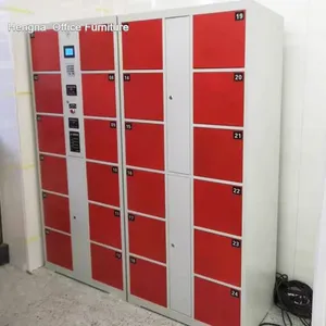 Heavy Duty Steel Smart Electronic Locker With Touch Screen for Commercial Venue Storage-Large Scale Manufacturer thumbnail-3