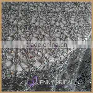 TL001A Made-in China Chemical Lace Cheap Wedding Table Overlay thumbnail-5