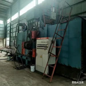 Steel Structure Shot Blasting Machine Roller Through Type Shot Blasting Machine Automatic Cleaning H-type Shot Blasting Cleaning Equipment thumbnail-3