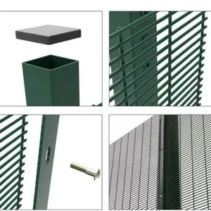 358 Anti-climb Fence for Airport and Government Building Perimeter Security thumbnail-3