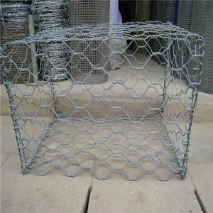 Customized PVC Coated Gabion for Erosion Control 60x80mm Mesh Size thumbnail-1