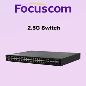 L3 Managed Data Center Switch, 48-Port 2.5G Base-T, 4x 25G SFP28 & 2x 40G QSFP+ Uplinks, High-Density Network Switch Focuscom S5860-48M4X2Q thumbnail-2