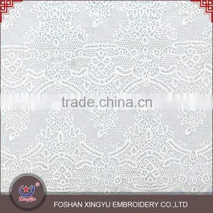 Top Quantity New Product Indian Ladies Embroidery Designs Lace Voile Fabric for Vest thumbnail-1