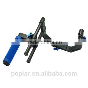 Poplar High Quality Dslr Rig Kit Support Mount Rig+Hand Grip+Follow Focus+Matte Box+C Shape Support +Top Handle For DV thumbnail-6