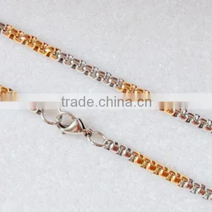 Wholesale Brass Long Box Chain Jewelry Various Sizes Of Bracelet Necklace Bag Chains thumbnail-1