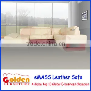 EM-ls6000 Usa Designs u Shaped pu Modern Sofa thumbnail-1
