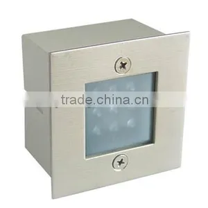 1w Cubic Exterior IP54 Stainless Steel Wall Lamps thumbnail-1