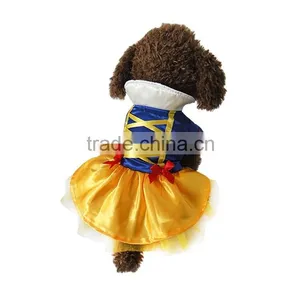Silk Cloth Fabric Soft Wool Lining Snow White Pet Clothes Dog Apparel thumbnail-1