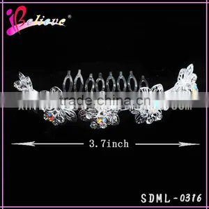 Hair Jewelry Wholesale Diamond Flower Hair Comb Chinese Wedding Hair Accessories thumbnail-3