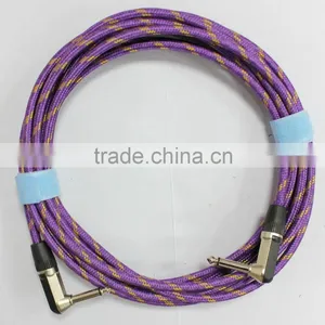 Instrument Guitar Cable 6.35 Gold Nickle Plated Connector thumbnail-3