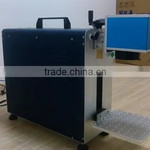 Poratable Optical Fiber Laser Marking Machine 10W(Compatible for Metal,PVC,keyboard so Ect) thumbnail-2