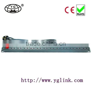Rack PDU 12ways With Switch 1U PDU British Type PDU UK Type PDU Cabinet PDU Power Distribution Unit thumbnail-1