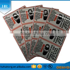 Customized Glossy Synthetic Paper Self-Adhesive Battery Sticker Printed Logo thumbnail-2