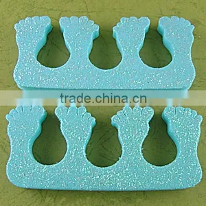 Eva Material Bulk Wholesale Customized Glitter Toe Separator thumbnail-1