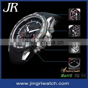 Top 10 Fashion Men Japan Movt Quartz Watch Stainless Steel Bezel Watch 10atm Silicone Strap Minimalist Watch thumbnail-5