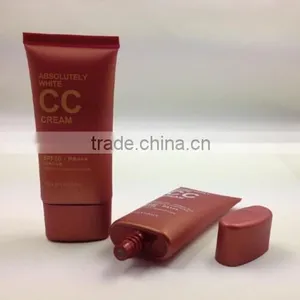 High Quality Super Oval Tube for Makeup Set /50ml Cosmetic Packaging With Metallic Cap thumbnail-4