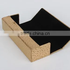 Brown pu Leather Multifunction Folding Handmade Glasses Case thumbnail-2