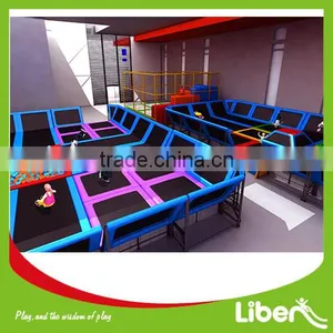 Large Indoor Trampoline With Foam Pit and Dodge Ball, Professional Gymnastic Commercial Trampoline for Sale, 5.LE.X3.404.325.00 thumbnail-1