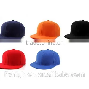 Popular Embroidery Logo Twill Cotton Snapback Cap thumbnail-3