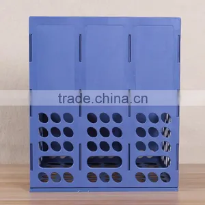 Foldable Magazine Holder in 3 Division,office Stationery thumbnail-4