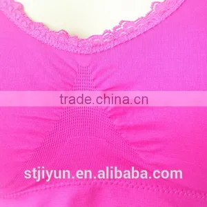 2016 Shantou Sport Bras Seamless Cheap Padded Yoga Bra Tops thumbnail-3