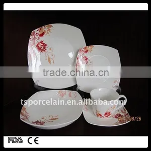 Chinese 20 Pcs New Bone China Dinner Table Set thumbnail-1