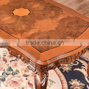 Indoor Furniture Europe Style Dining Set Wooden Dining Table Set thumbnail-2