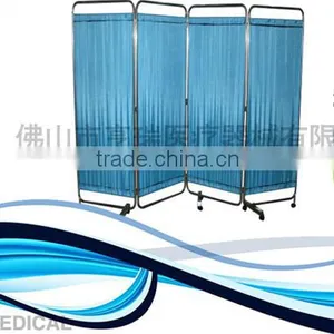 Movable Hospital Ward Folding Screen With Two Sections thumbnail-1