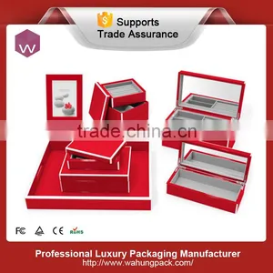 Cufflink Box Available Wooden Storage Jewelry Box Set thumbnail-1
