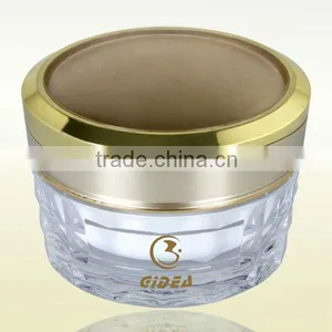 15ml 30ml 50ml V Shape Silver Custom Acrylic Cosmetic Jar thumbnail-1