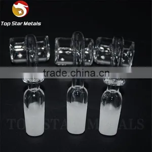 Domeless Dozer Quartz Nail Quartz Trough Domeless Nail Male and Female 10mm & 14mm or 18mm thumbnail-3