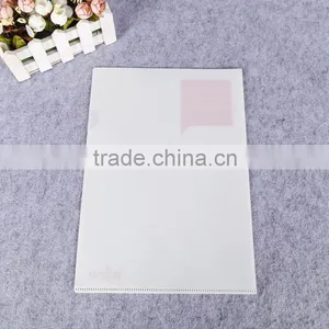 Business A4 L Shape File Folder Single Page Plastic File Bag pp Hard Case Document Holder thumbnail-2