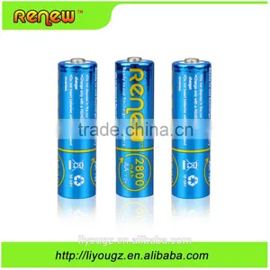 HOT!!! RENEW Brand Ready to Use AA 2800mAh Rechargeable Batteries for Toys . Remote. Camera thumbnail-4