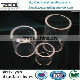 Quartz Tube Sleeve/ Quartz Glass Cylinder for Water Treatment thumbnail-1