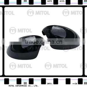 DOOR MIRROR COVER For Mini Cooper R53 01-06 Gloss Black PC Cover thumbnail-1