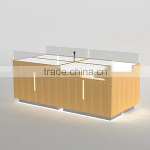 Customized Cell Phone Shop Counter Table Design to Display Table Mobile Phone thumbnail-2