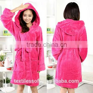 Factory Wholesale Luaury Cotton Sexy Girl Bathrobe thumbnail-1