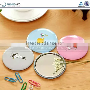 Hot Sale Promotional Portable Folding Round Pocket Compact Mirror thumbnail-2