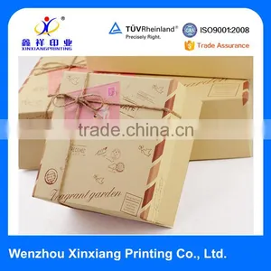 Attractive Durable Brown Kraft Paper Gift Boxes With Your Design thumbnail-3