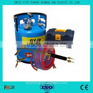 Approved Oxygen Acetylene Fiber Braid Rubber Twin Welding Hose thumbnail-1