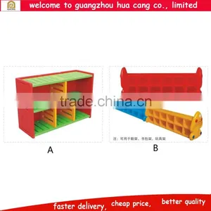 Separable Plastic Colorful Kids Cabinet Stove Shelf thumbnail-1