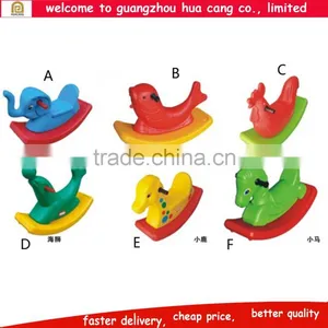 Christmas Decoration Wooden Horse, Kids Rocking Play Toys, Plastic Rocking Horse thumbnail-1