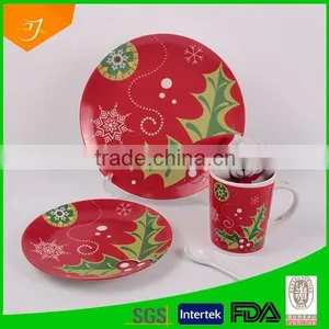 Christmas Tree Dinner Set Porcelain thumbnail-1