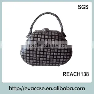 Ladies Eva Handbag Fancy Make up Case thumbnail-1