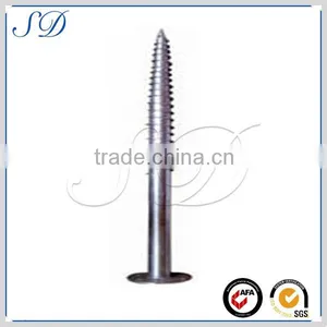 China Solar Ground Screw With Flange Plate thumbnail-1
