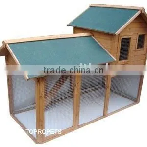 Wooden Rabbit Hutch thumbnail-1