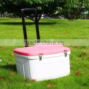24L Fashion Cooler Box With Wheels thumbnail-1